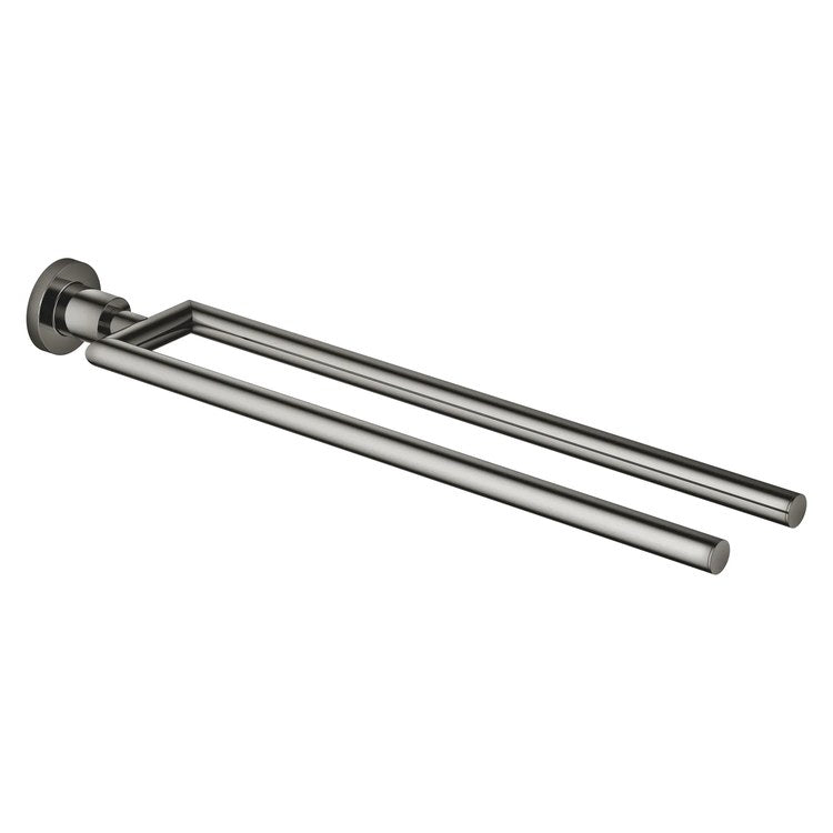 Towel Bar TARA 2-Piece Fixed Dark Chrome - Image 1