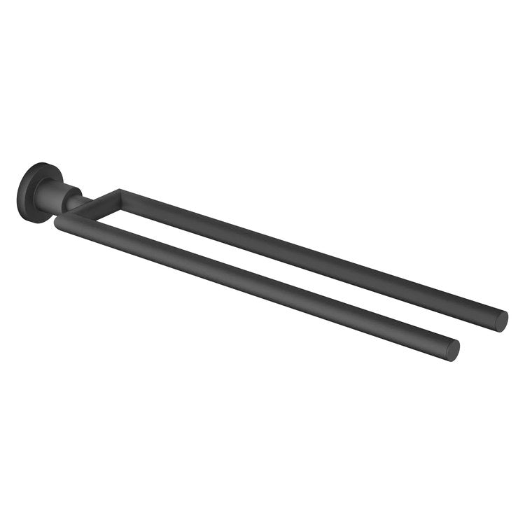 Towel Bar TARA 2-Piece Fixed Matte Black - Image 1