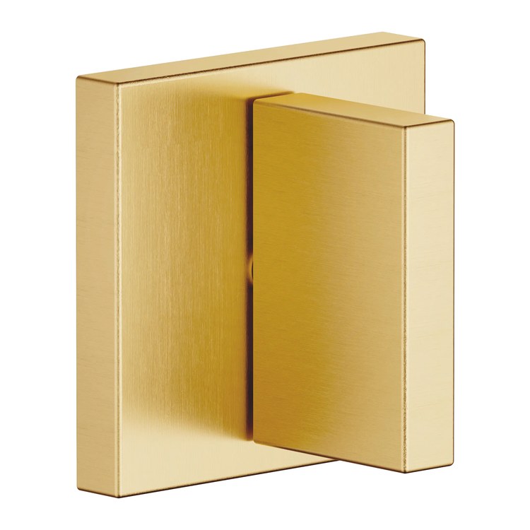 Volume Control Trim MEM Clockwise Closing 1/2IN 1 Lever Brushed Durabrass ADA - Image 1