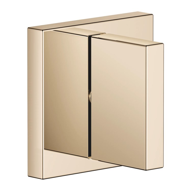 Volume Control Trim MEM Clockwise Closing 1/2IN 1 Lever Champagne ADA - Image 1