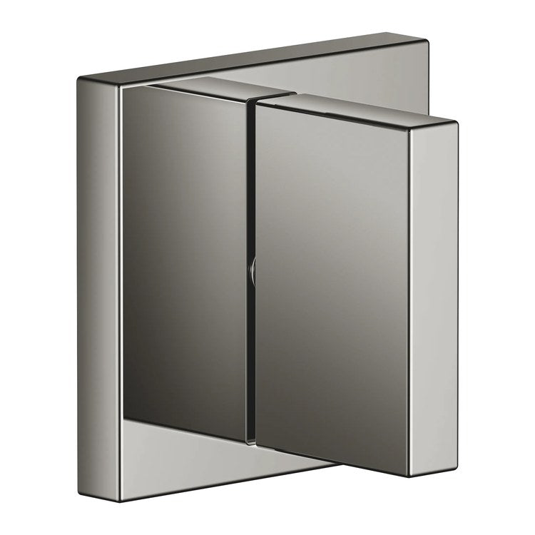Volume Control Trim MEM Clockwise Closing 1/2IN 1 Lever Dark Chrome ADA - Image 1
