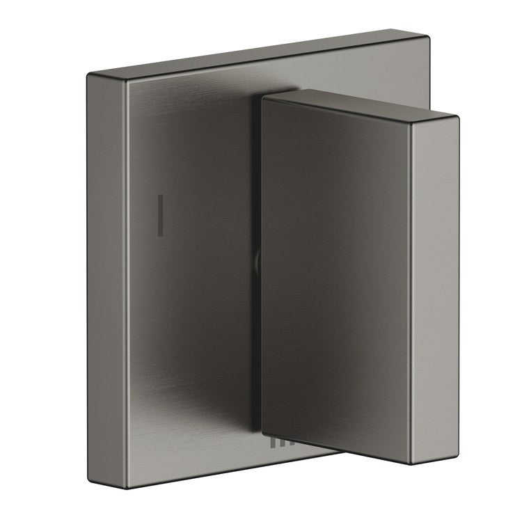 Diverter Trim MEM Wall Mount Concealed Three-Way with Shut-Off Function Brushed Dark Platinum 1 Lever - Image 1