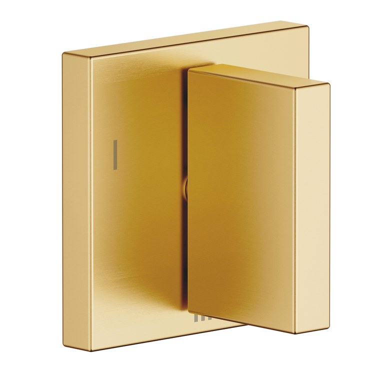 Diverter Trim MEM Wall Mount Concealed Three-Way with Shut-Off Function Brushed Durabrass 1 Lever - Image 1