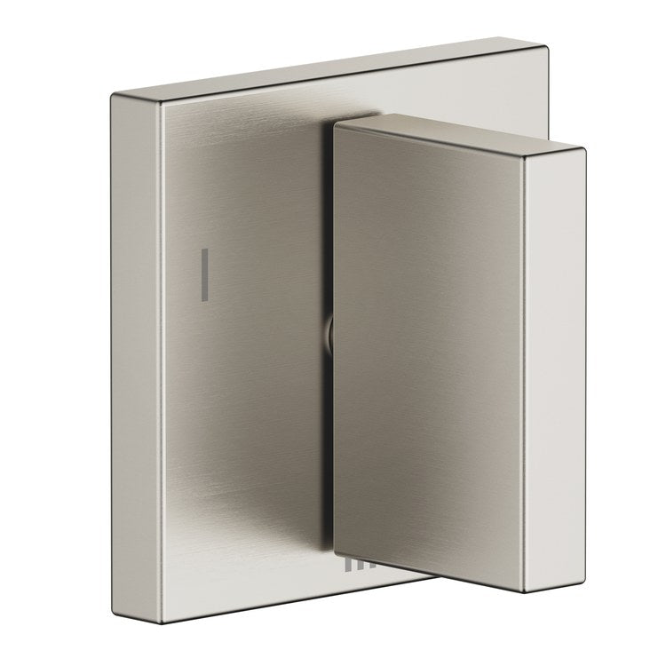 Diverter Trim MEM Wall Mount Concealed Three-Way with Shut-Off Function Brushed Platinum 1 Lever - Image 1