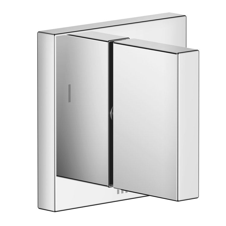 Diverter Trim MEM Wall Mount Concealed Three-Way with Shut-Off Function Chrome 1 Lever - Image 1