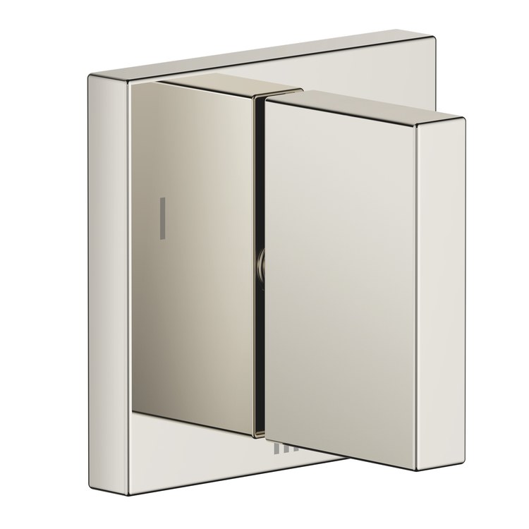 Diverter Trim MEM Wall Mount Concealed Three-Way with Shut-Off Function Platinum 1 Lever - Image 1