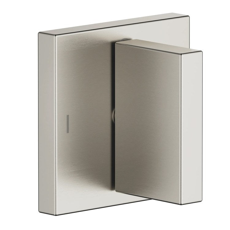 Diverter Trim MEM Wall Mount Concealed Two-Way with Shut-Off Function Brushed Platinum 1 Lever - Image 1