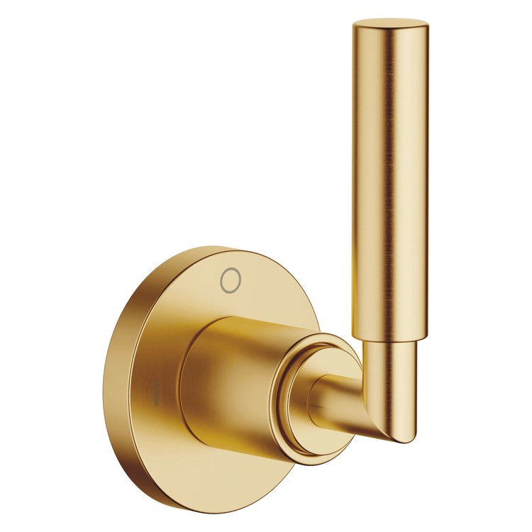 Diverter Trim TARA Wall Mount Concealed Two-Way with Shut-Off Function Brushed Durabrass 1 Lever ADA - Image 1