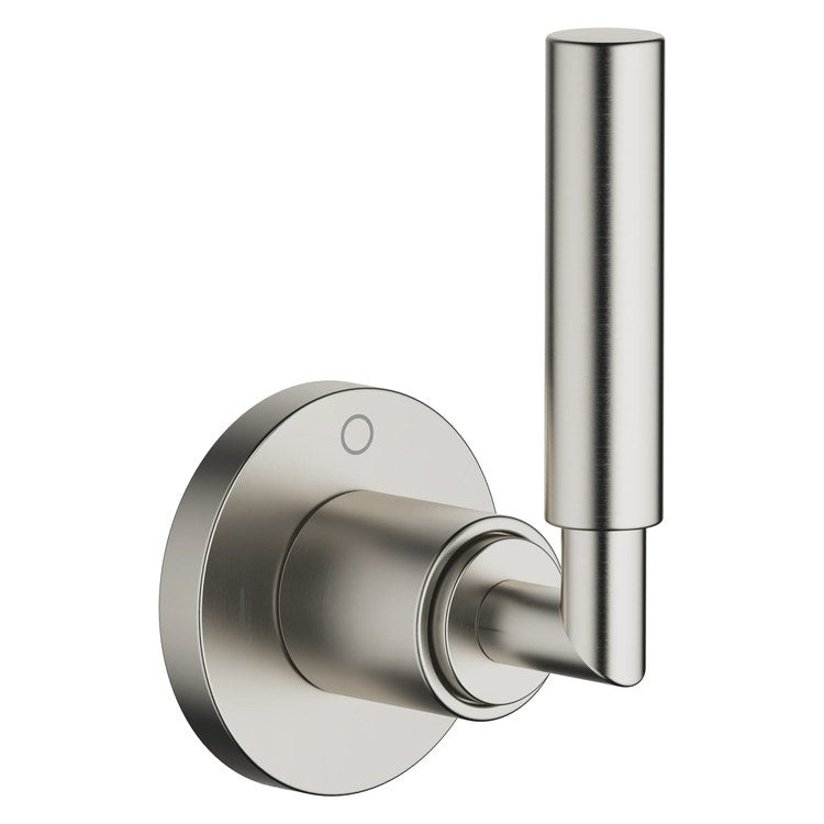 Diverter Trim TARA Wall Mount Concealed Two-Way with Shut-Off Function Brushed Platinum 1 Lever ADA - Image 1