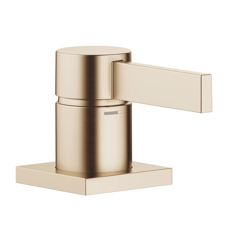 Lavatory Faucet MEM Mixer 1 Lever Brushed Champagne 1 Hole - Image 1