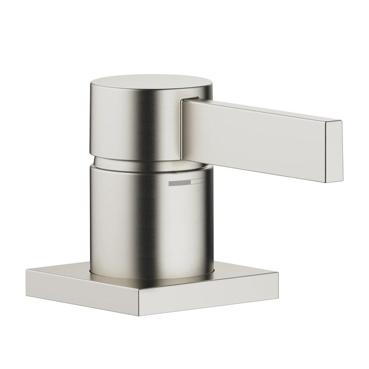 Lavatory Faucet MEM Mixer 1 Lever Brushed Platinum 1 Hole - Image 1