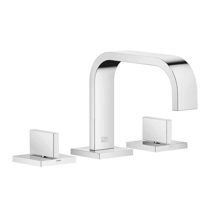 Lavatory Faucet MEM Mixer 2 Lever Chrome 1.2 Gallons per Minute Pop-Up Waste 3 Hole - Image 1