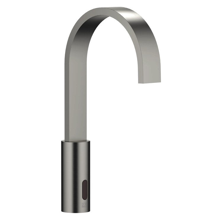 Lavatory Faucet MEM Touchfree Brushed Dark Platinum 1.2 Gallons per Minute Less Drain 1 Hole Infrared Sensor