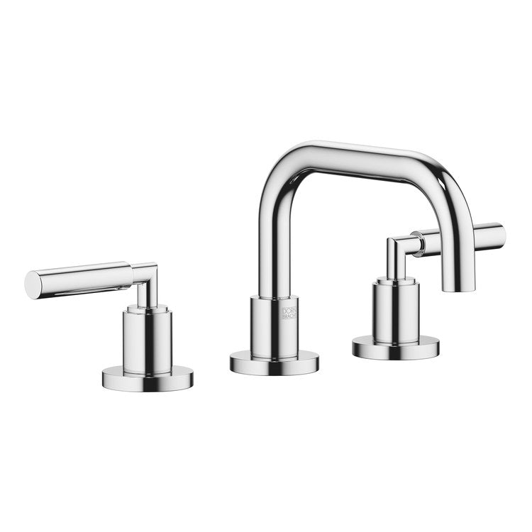 Lavatory Faucet TARA Mixer 2 Lever ADA WaterSense Chrome 1.2 Gallons per Minute Pop-Up Waste 3 Hole