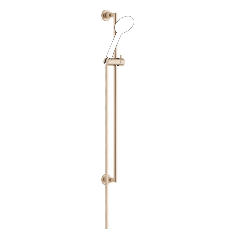 Slide Bar Kit TARA Less Hand Shower Brushed Champagne Brass Alloy - Image 1
