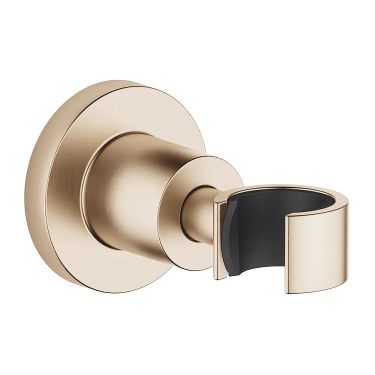 Wall Bracket TARA for Handshower Brushed Champagne Brass Alloy - Image 1