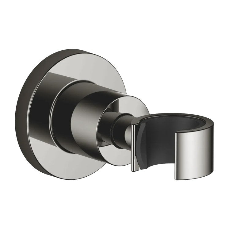 Wall Bracket TARA for Handshower Dark Chrome Brass Alloy - Image 1