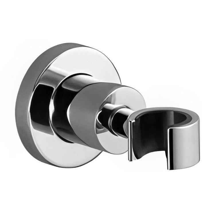 Wall Bracket TARA for Handshower Brushed Chrome Brass Alloy - Image 1