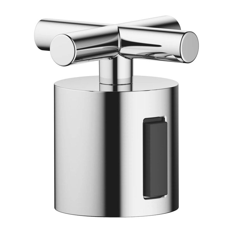 Handle TARA Brass Alloy 1 Cross Volume Control Chrome for TARA Shower Thermostat 34443979 - Image 1
