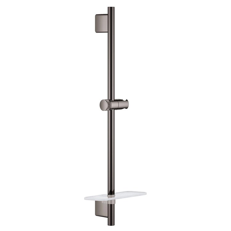 Slide Bar Rainshower 24 Inch Hard Graphite Metal Wall Mount - Image 2