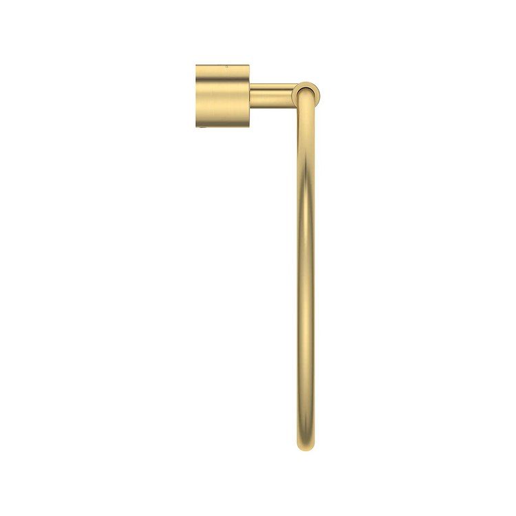 Towel Ring Atrio New 8 Inch Brushed Cool Sunrise Metal 2-11/16 Inch - Image 2
