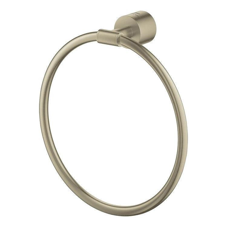 Towel Ring Atrio New 8 Inch Brushed Nickel Metal 2-11/16 Inch - Image 2