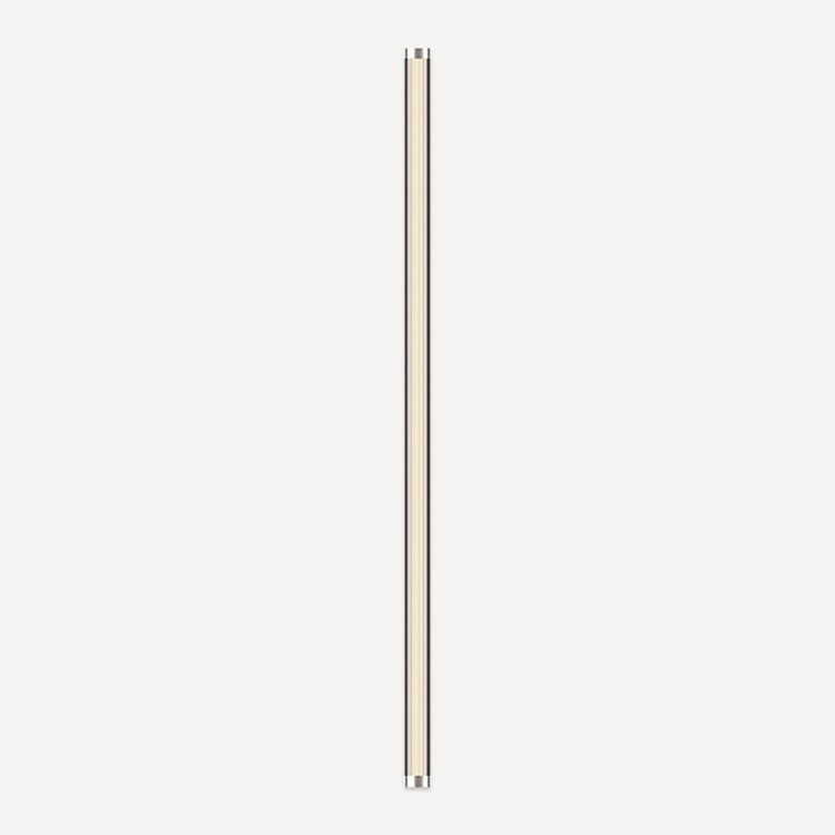 Wall Sconce Tenor Dimmable 1 Lamp Polished Nickel Fluted T24 LED 102.6 Watt