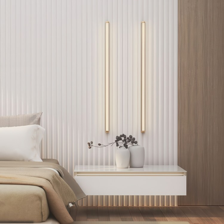 Wall Sconce Tenor Sway Control 1 Lamp Brass Fluted T24 LED 102.6 Watt - Image 3