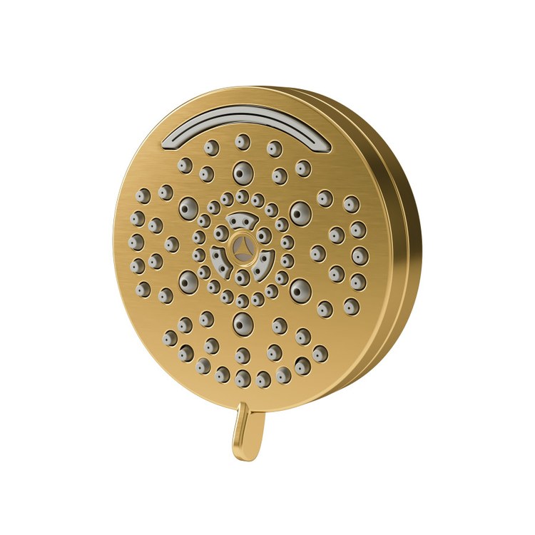 Showerhead HydroMersion 7 Functions Brushed Bronze 4 Inch 1.5 Gallons per Minute Round - Image 1