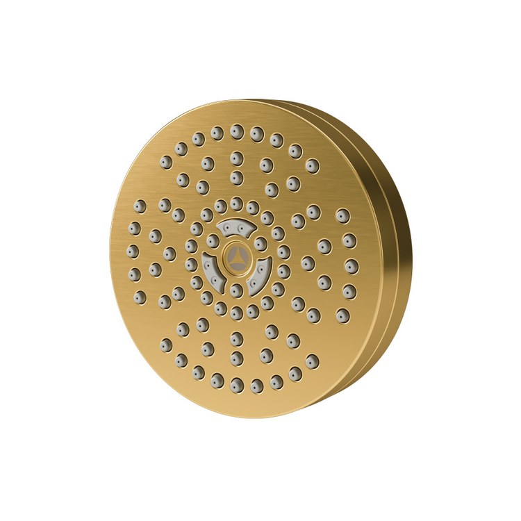 Showerhead HydroMersion 1 Functions Brushed Bronze 4 Inch 1.5 Gallons per Minute Round - Image 1