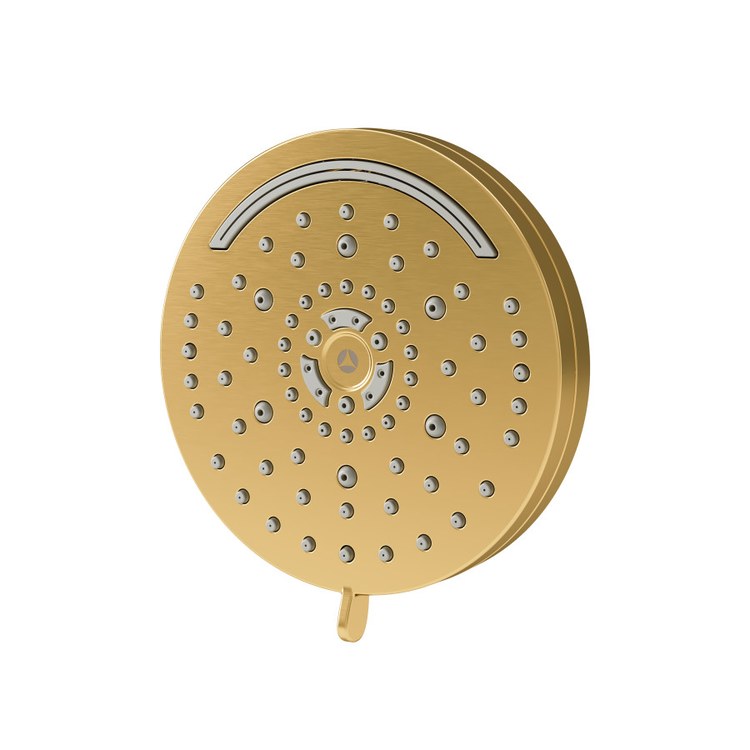 Showerhead HydroMersion 7 Functions Brushed Bronze 6 Inch 1.5 Gallons per Minute Round - Image 1