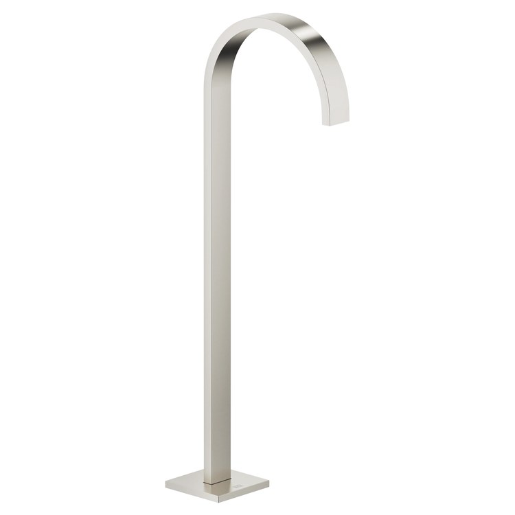 Tub Spout MEM Freestanding Cascade Non-Diverter Brushed Platinum 12.6 Gallons per Minute Brass Alloy - Image 1