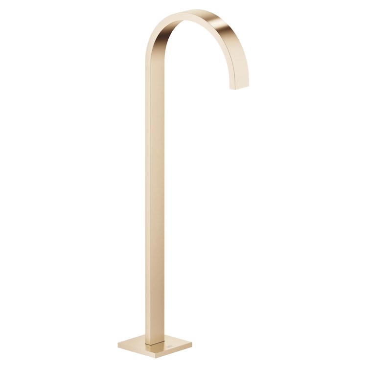 Tub Spout MEM Freestanding Cascade Non-Diverter Brushed Champagne 12.6 Gallons per Minute Brass Alloy - Image 1