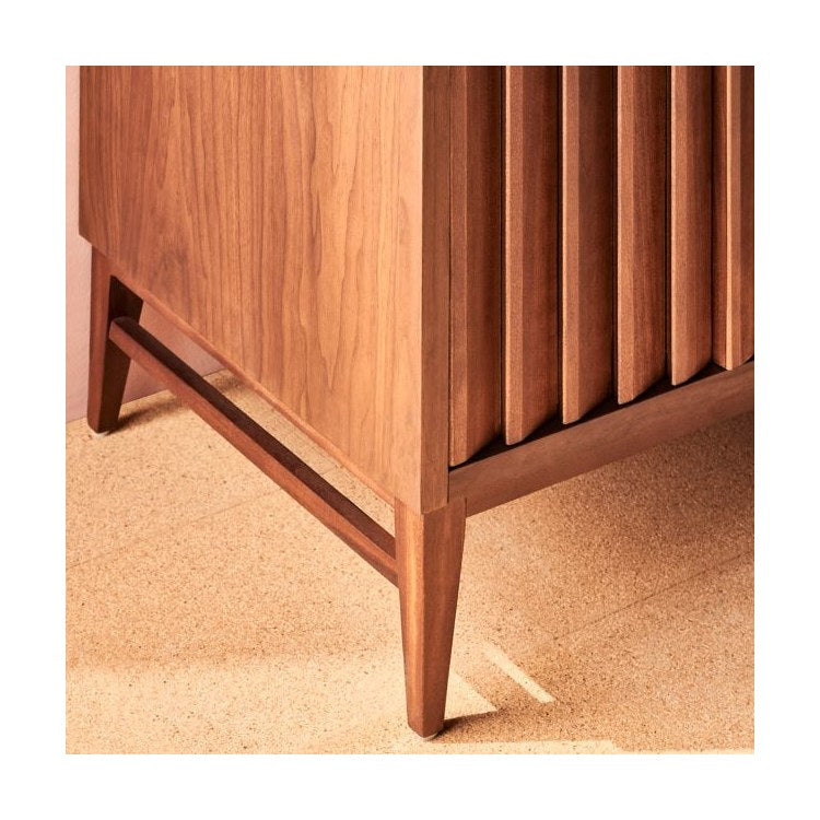 Vanity Sinca 30 Inch Less Top Walnut 2 Doors - Image 2