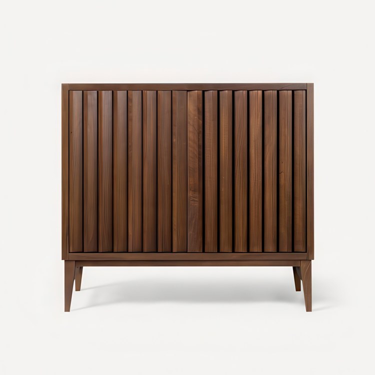 Vanity Sinca 36 Inch Less Top Walnut 2 Doors - Image 1