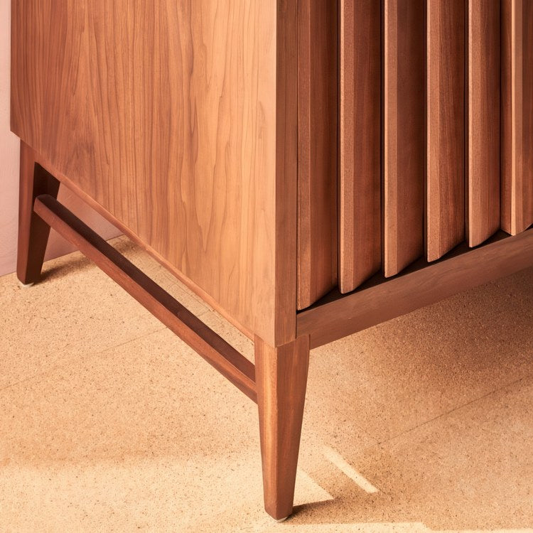 Vanity Sinca 60 Inch Less Top Walnut 2 Doors - Image 3