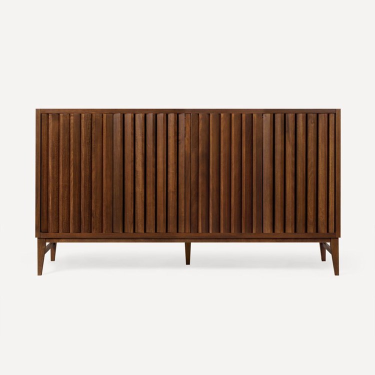 Vanity Sinca 60 Inch Less Top Walnut 2 Doors - Image 1