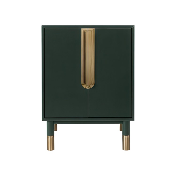 Vanity Islamorada 24 Inch Less Top Nori/Aged Brass 2 Doors - Image 1