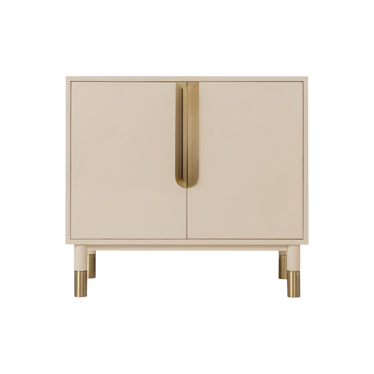 Vanity Islamorada 36 Inch Less Top Sand/Aged Brass 2 Doors - Image 1