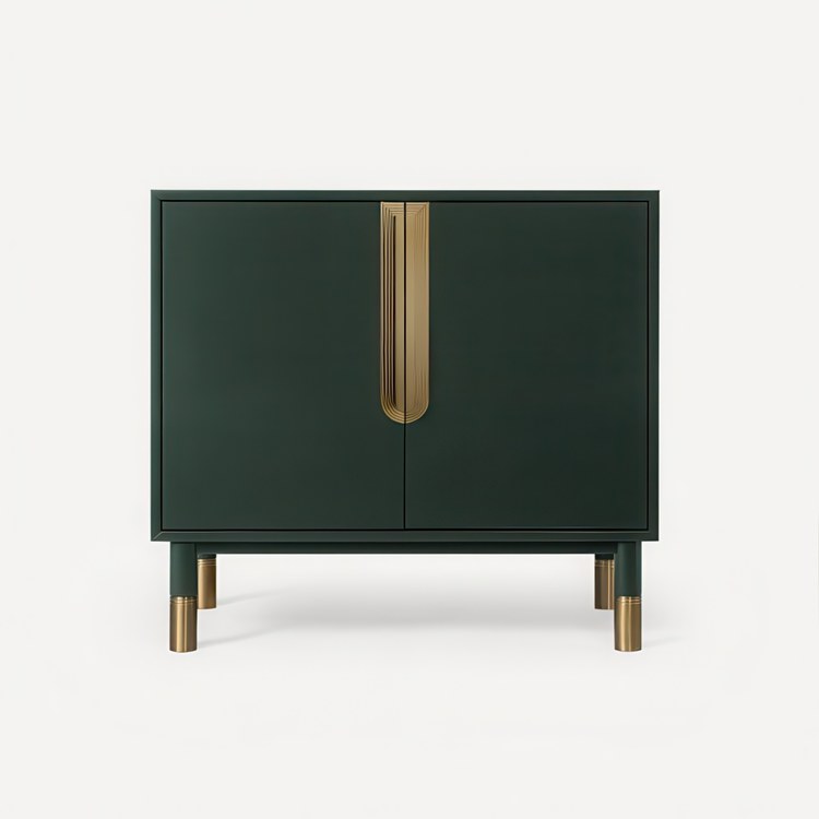 Vanity Islamorada 36 Inch Less Top Nori/Aged Brass 2 Doors - Image 1