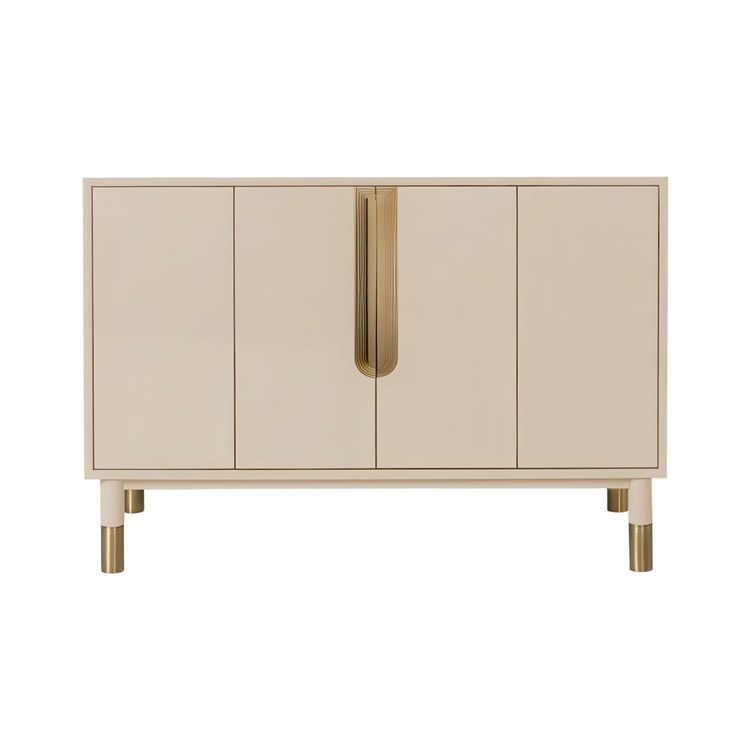 Vanity Islamorada 48 Inch Less Top Sand/Aged Brass 2 Doors - Image 1