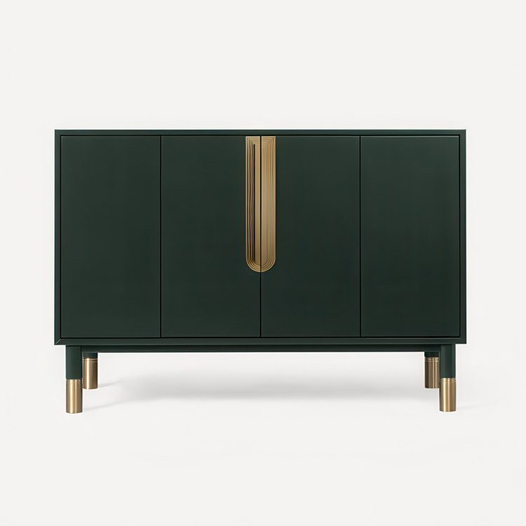Vanity Islamorada 48 Inch Less Top Nori/Aged Brass 2 Doors - Image 1