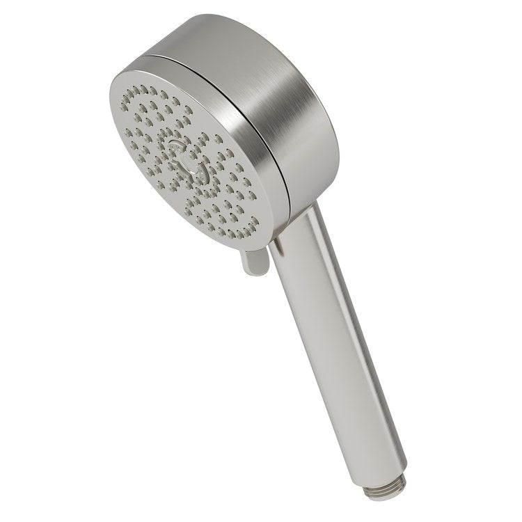 Handshower Non-Positive Shut-Off Satin Nickel Full Massage Dual Center Waterfall Spa Pause ADA 1.5 Gallons per Minute 4 Inch - Image 1