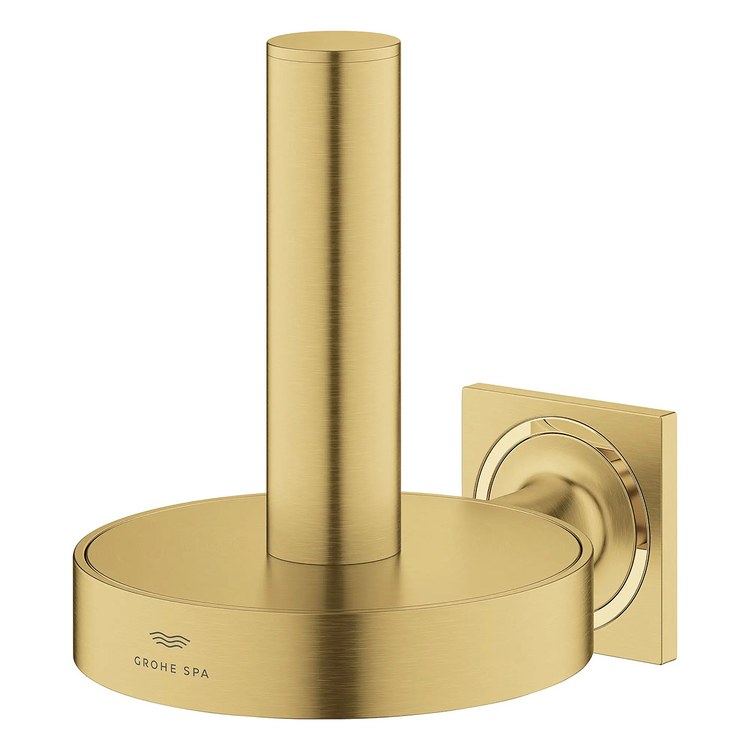 Toilet Paper Holder Allure Brushed Cool Sunrise Metal 5-13/16 Inch Wall Mount - Image 2