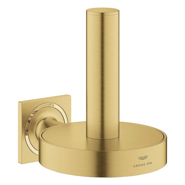 Toilet Paper Holder Allure Brushed Cool Sunrise Metal 5-13/16 Inch Wall Mount - Image 1
