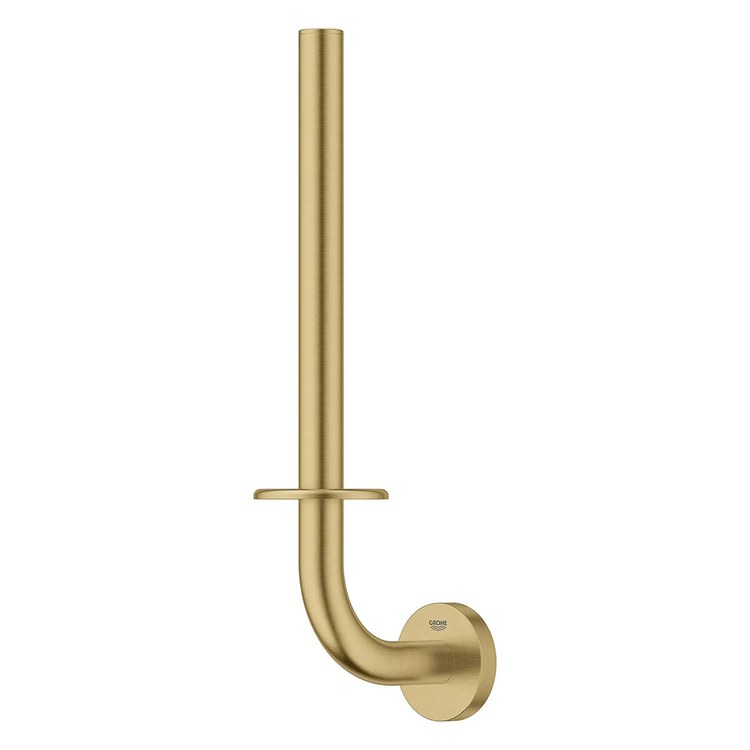 Toilet Paper Holder Essentials Double Brushed Cool Sunrise Metal 4-9/16 Inch Wall - Image 1