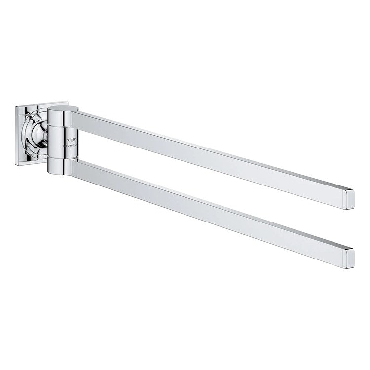 Towel Bar Allure 24 Inch Double Chrome Metal - Image 1