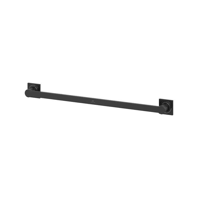 Towel Bar Allure 24 Inch Matte Black Metal - Image 3