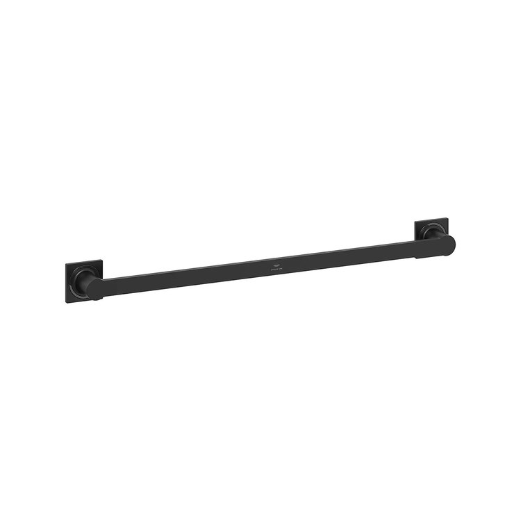 Towel Bar Allure 24 Inch Matte Black Metal - Image 1