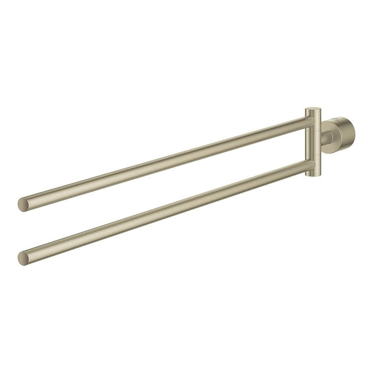 Towel Bar Artio 18-1/2 Inch Double Brushed Nickel Metal - Image 2